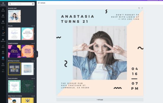 Aprenda como fazer convite de aniversário no canva pelo celular