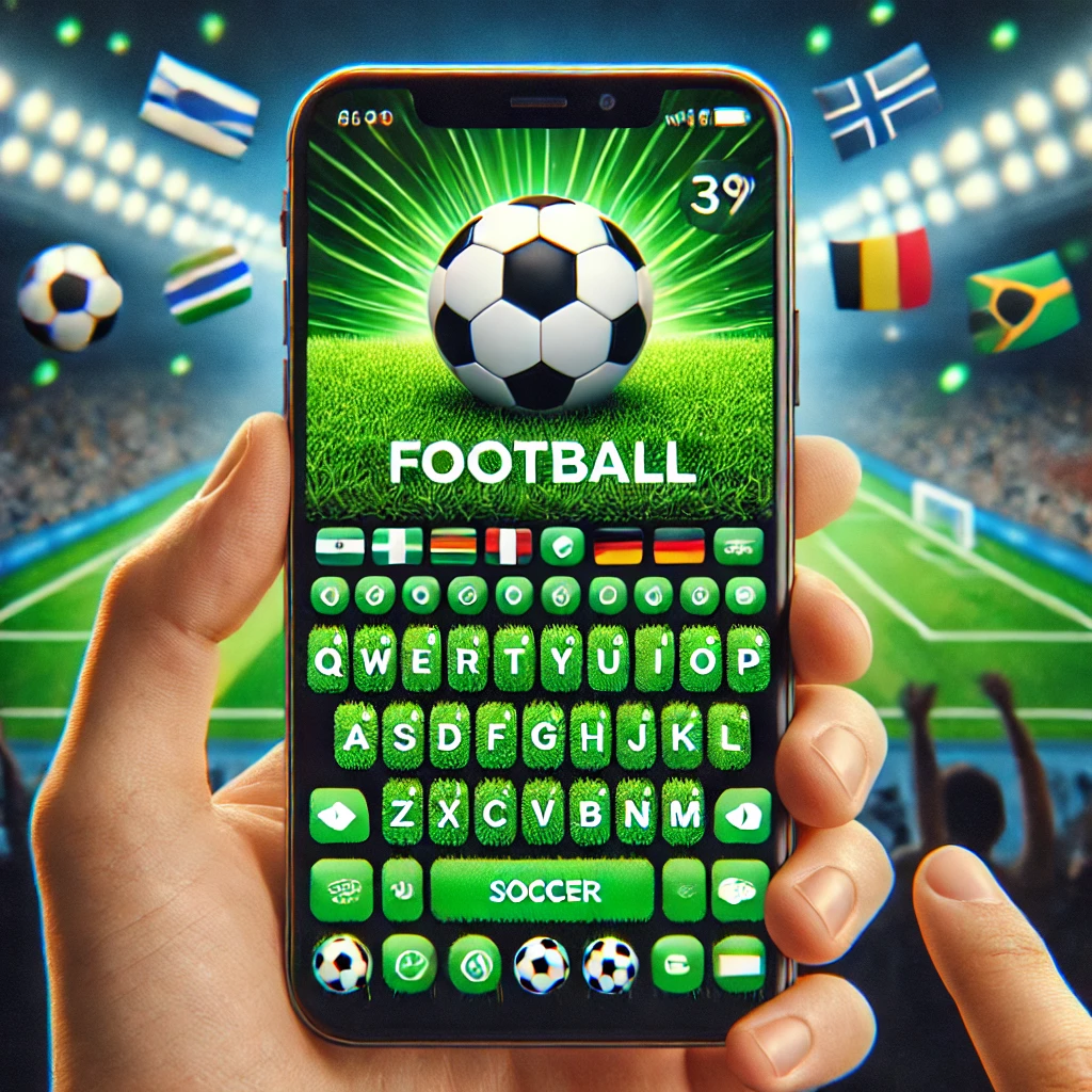 Teclado com tema de futebol: como ativar no seu celular