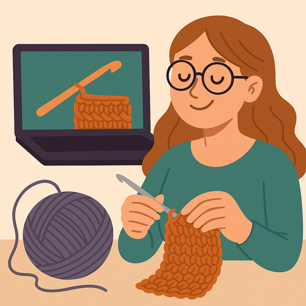 Aprenda crochê online: se aventure nessa arte
