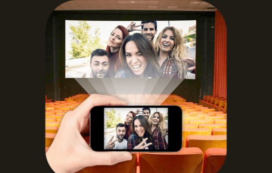 Aplicativo que transforma seu celular em um projetor